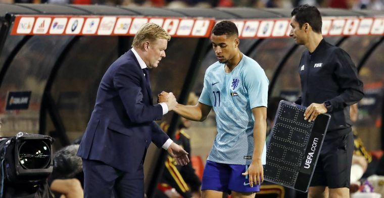 Koeman: 'Van de vier debutanten is hij het verst in zijn ontwikkeling'