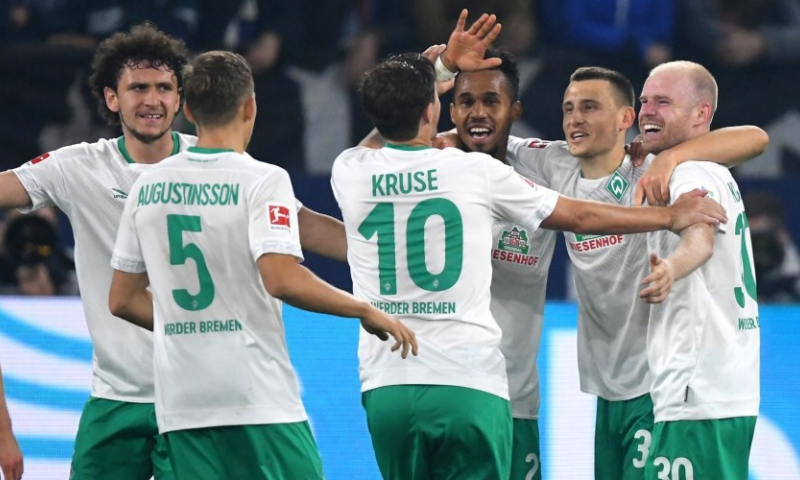 Klaassen en Werder Bremen winnen opnieuw en staan in de top van de Bundesliga Afbeelding: Klaassen en Werder Bremen winnen opnieuw en staan in de top van de Bundesliga