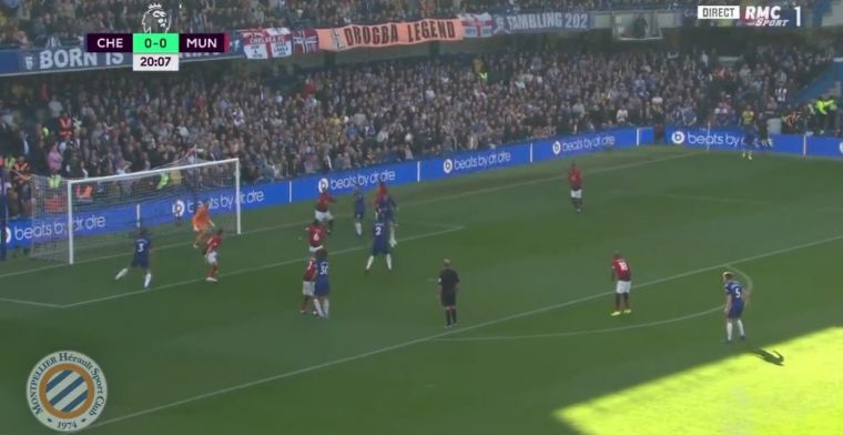GOAL: Nog meer zorgen voor Mourinho: Pogba laat Rüdiger lopen, Chelsea op 1-0