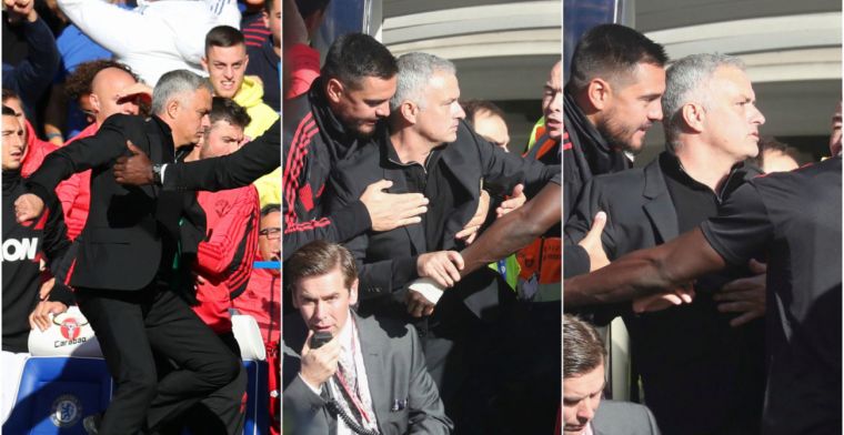 El amago de pelea de Mourinho con un integrante del banquillo del Chelsea