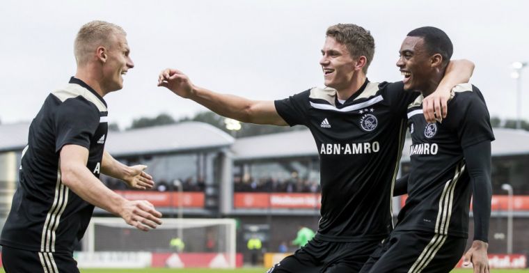 Ajax onder 19 geeft goede voorbeeld en verslaat Benfica met ruime cijfers
