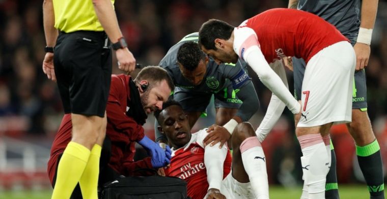 Emery aangeslagen na horrorblessure Welbeck: 'Hij heeft zijn enkel gebroken'