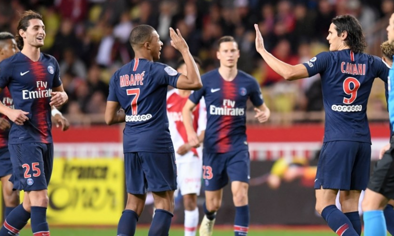 Paris Saint-Germain laat weinig heel van Monaco en staat al 13 (!) punten voor Afbeelding: Paris Saint-Germain laat weinig heel van Monaco en staat al 13 (!) punten voor
