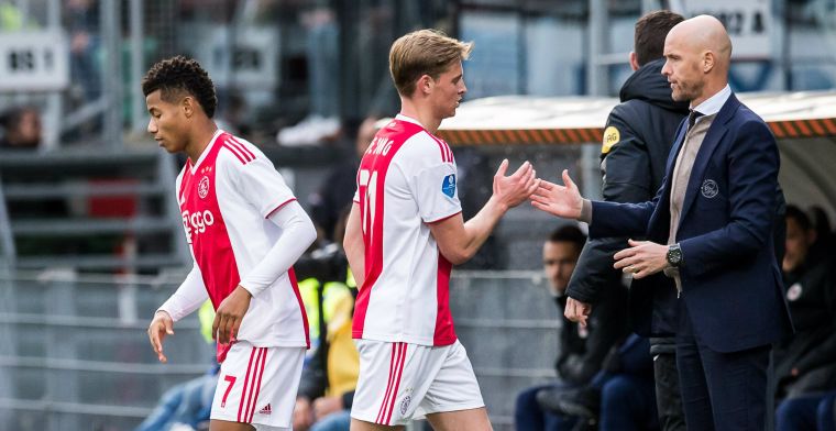 Lachende Frenkie de Jong: 'Het is niet perse verkeerd, was vroeger ook'