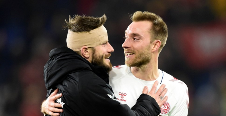 Blessure Schöne bij Deense elftal: 'Ik hoop dat het er een beetje cool uitziet'