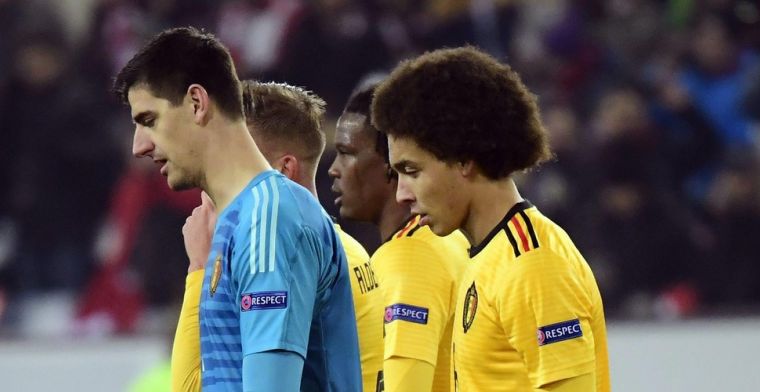 Courtois in zak en as na nederlaag: 'Een stom gevoel, hopelijk leren we hier uit'