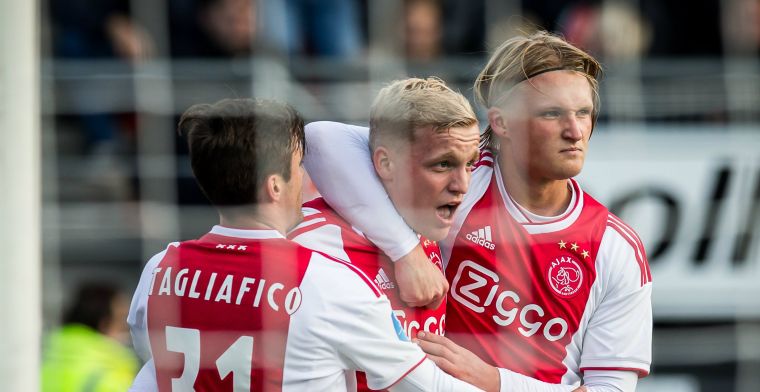 'Ik denk er niet aan, ik wil niet weg bij Ajax, omdat ik er niet klaar voor ben'