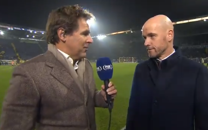 Ten Hag zet Van Peperstraten op zijn plek: 'Had je je ook moeten voorbereiden'