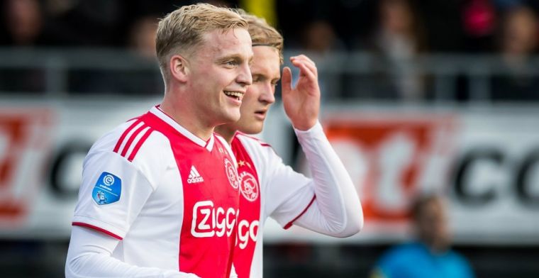 Ten Hag geeft update over Van de Beek: 'Ga ervan uit dat zich dat herstelt'