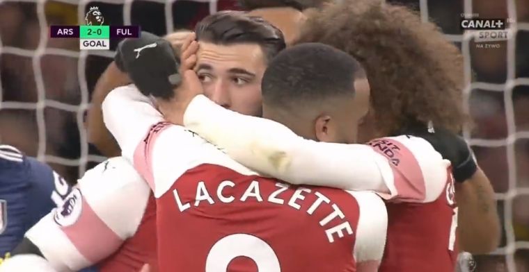 Heerlijk doelpunt Arsenal: Lacazette eindstation van schitterende aanval