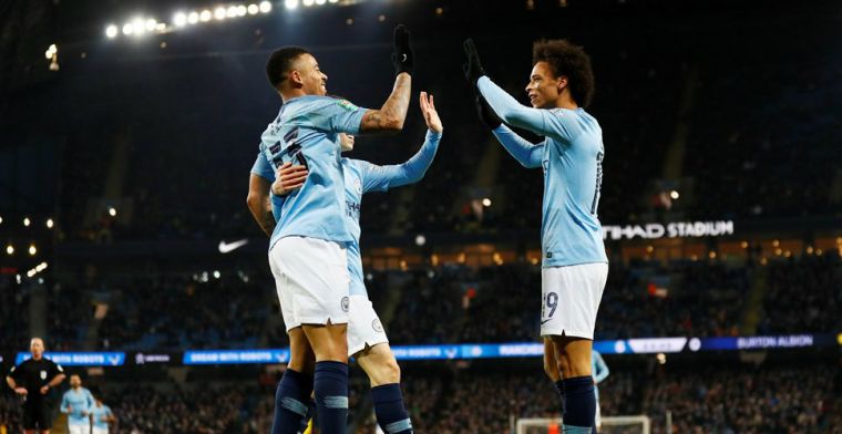 Man City wint met 9-0 in halve finale League Cup en scoort 16 keer in 4 dagen