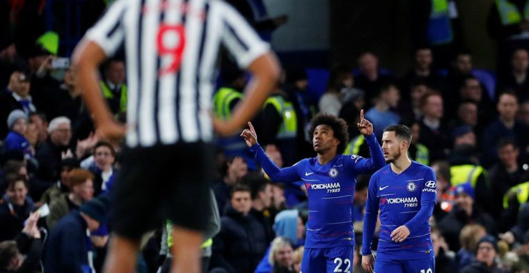 Chelsea slaat belangrijke slag om plaats vier met moeizame thuisoverwinning