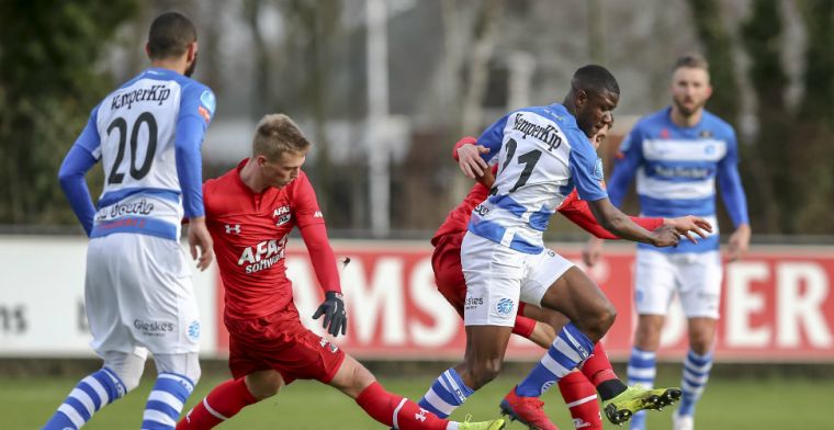 Gelijkspel bij AZ - De Graafschap, Alkmaarders spelen met vier vijftienjarigen