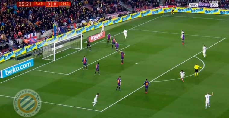 Sensationele start in El Clásico: Real Madrid straft matig Barça-verdedigen af