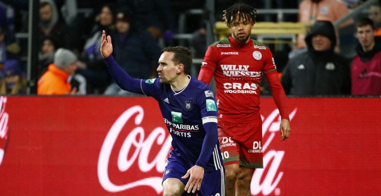 Anderlecht kan niet scoren en doet slechte zaak voor Play-Off 1
