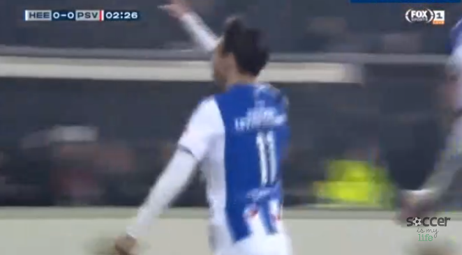 PSV komt al na drie minuten met 1-0 achter op bezoek bij Heerenveen