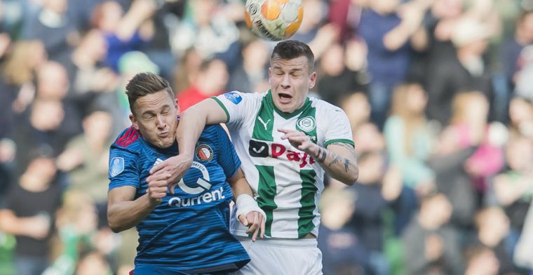 Feyenoord kansloos onderuit in Groningen en legt derde plaats in waagschaal
