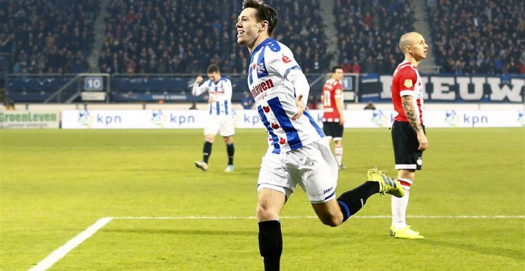 'Scoren is altijd wel lekker, maar tegen koploper PSV is het zeker mooi en fijn'