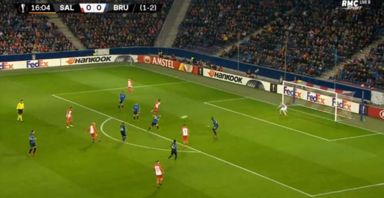 GOAL: Uitschakeling dreigt, Club Brugge op achterstand tegen Salzburg