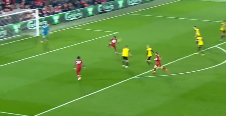 Opmerkelijke Liverpool-goal: Mané herstelt slechte aanname met geniale hakbal