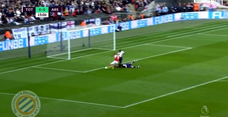 Arsenal leidt op Wembley: Sanchez prutst en Ramsey straft het genadeloos af