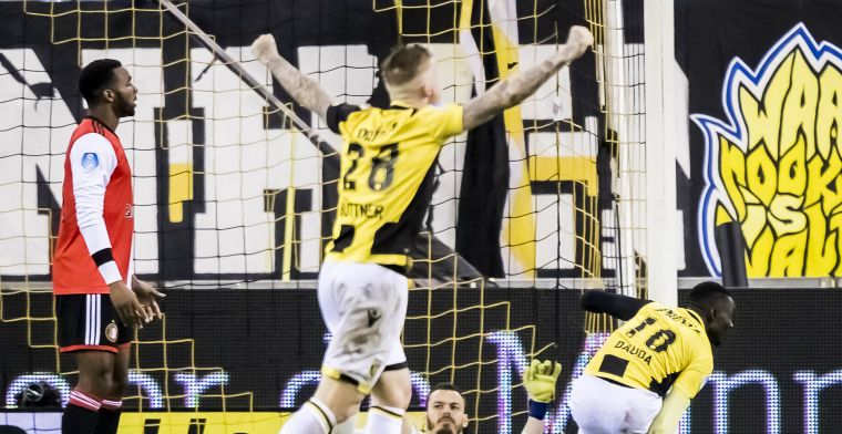 Feyenoord wint óók niet in Arnhem en profiteert niet van puntenverlies AZ