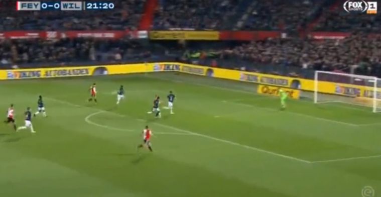 Juweeltje in Nederland: schitterend lobdoelpunt bij Feyenoord