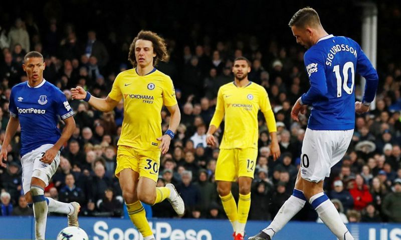 Doffe dreun op Goodison Park voor Chelsea: plek 6 in plaats van plek 4 Afbeelding: Doffe dreun op Goodison Park voor Chelsea: plek 6 in plaats van plek 4