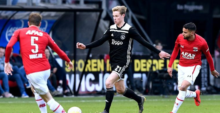 De Jong baalt na zeperd in Alkmaar: 'Ik was zeker geen uitzondering'