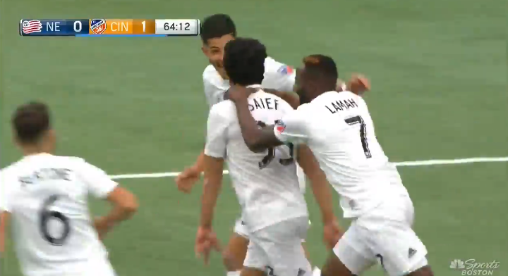 GOAL: Anderlecht-huurling Saief maakt zijn eerste voor FC Cincinnati
