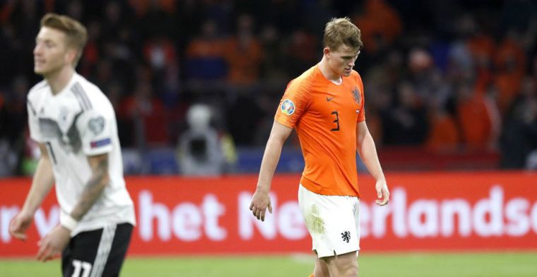 De Ligt leert van Duitsland: 'Normaal gesproken niet tegen zulke snelle spelers'