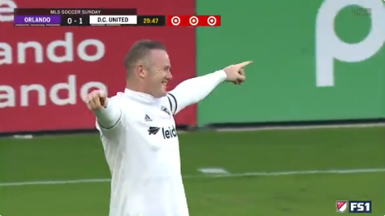 Rooney blijft schitteren in de MLS en scoort onmogelijke vrije trap