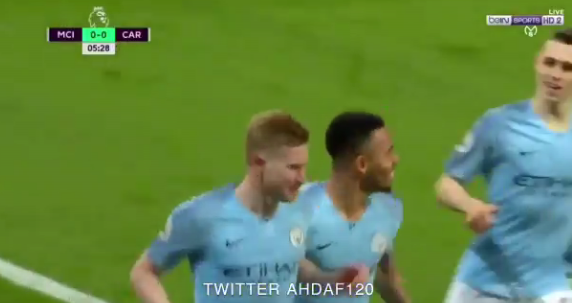 WOW! De Bruyne scoort vanuit onmogelijke hoek openingsdoelpunt voor Man City