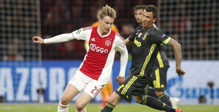 Zorgen bij Ajax, De Jong valt geblesseerd uit voor treffen tegen Juventus