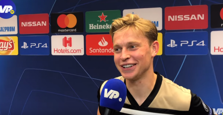 Frenkie de Jong merkt ongeduld op tribune: 'Dan hoor je de mensen schelden'