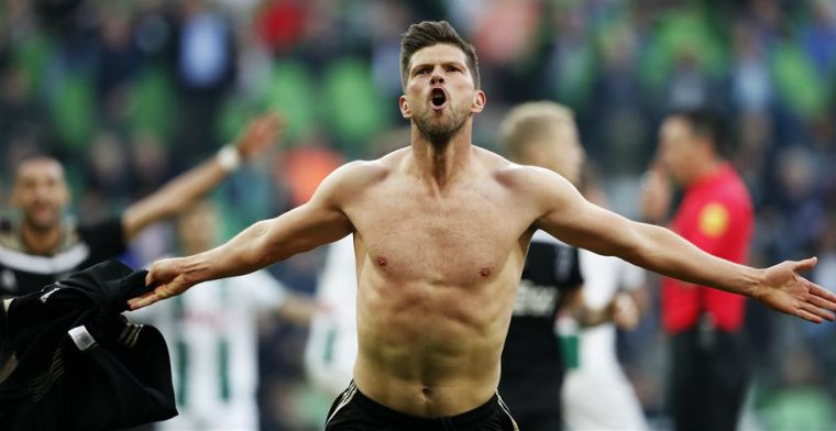 Ajax ontsnapt door 'rode' Huntelaar aan puntenverlies in Groningen