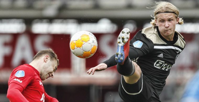 'Dolberg is ongeschikt voor Ajax, concurrentiestrijd met Huntelaar verlamt hem'