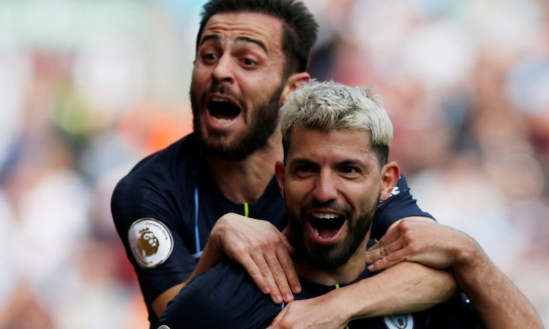 Manchester City kan landstitel ruiken na bijzonder doelpunt van verlosser Agüero Afbeelding: Manchester City kan landstitel ruiken na bijzonder doelpunt van verlosser Agüero