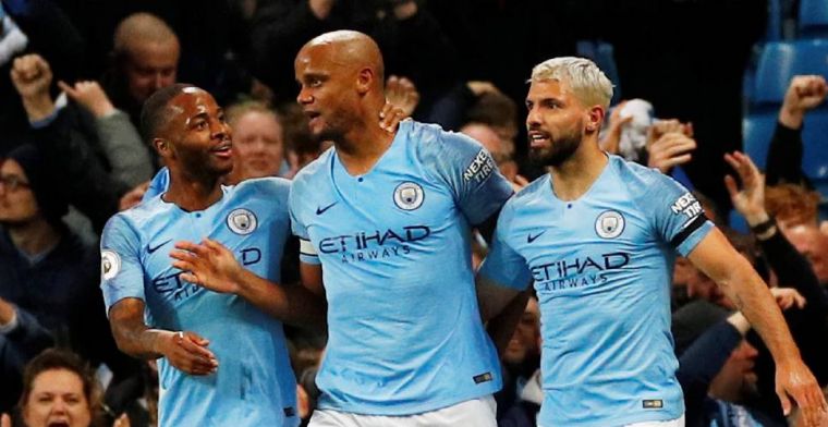 Manchester City heeft nog één zege nodig na thriller tegen Leicester