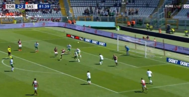 Eerst mis, dan raak: Belotti scoort na supersave alsnog met lekkere omhaal