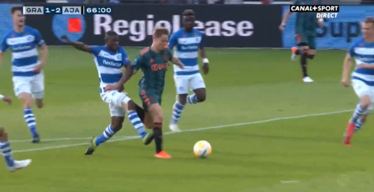 Scorende Tadic nadert Luuk de Jong na geniale rush Frenkie de Jong