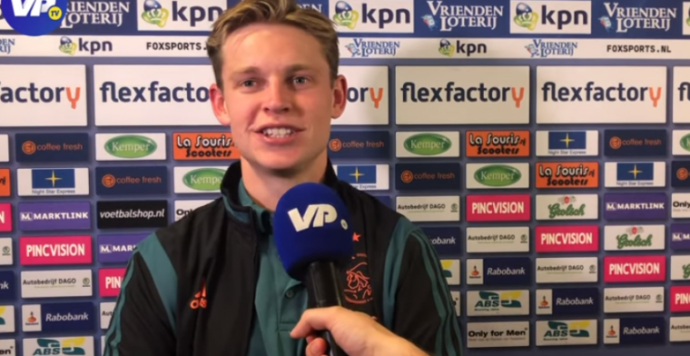 De Jong: 'Ik denk dat wij op basis daarvan het verdienen kampioen te zijn'
