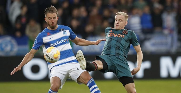 Van de Beek over sportieve toekomst: Ik heb het er nog met niemand over gehad