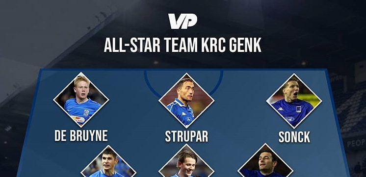 Het Genkse droomelftal, de vier kampioenenploegen in één