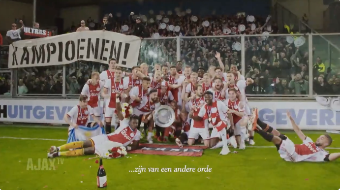 Ajax eert 'Class of 2019' met prachtige video: 'You, boys... are something else'