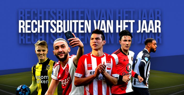 VoetbalPrimeur Elftal van het Jaar: rechtsbuiten