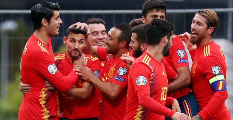 EK-kwalificatie: eenvoudige zege Spanje, Malinovsky geeft Servië pak slaag