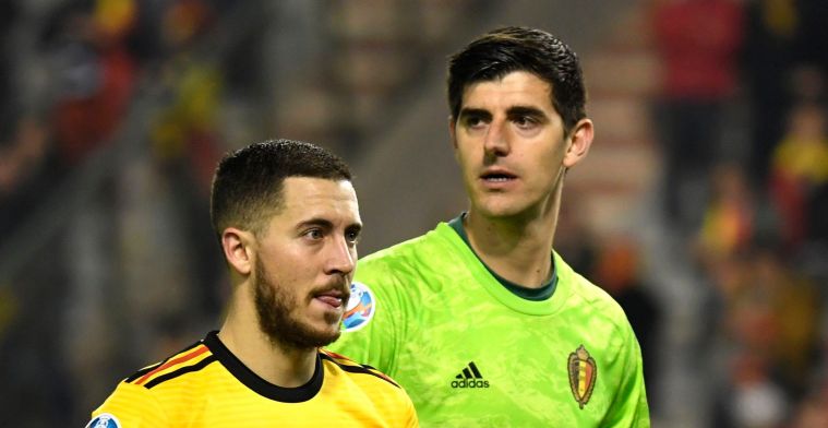 Chelsea-fans weer boos op Courtois na Hazard-tweet