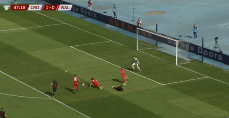 GOAL: Na eigen doelpunt nu ook 'assist' van Lawrence op Perisic