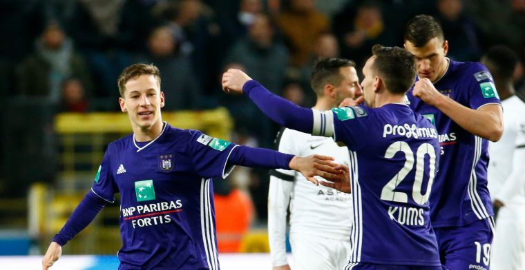 Verschaeren overweegt studie en carrière bij Anderlecht te gaan combineren